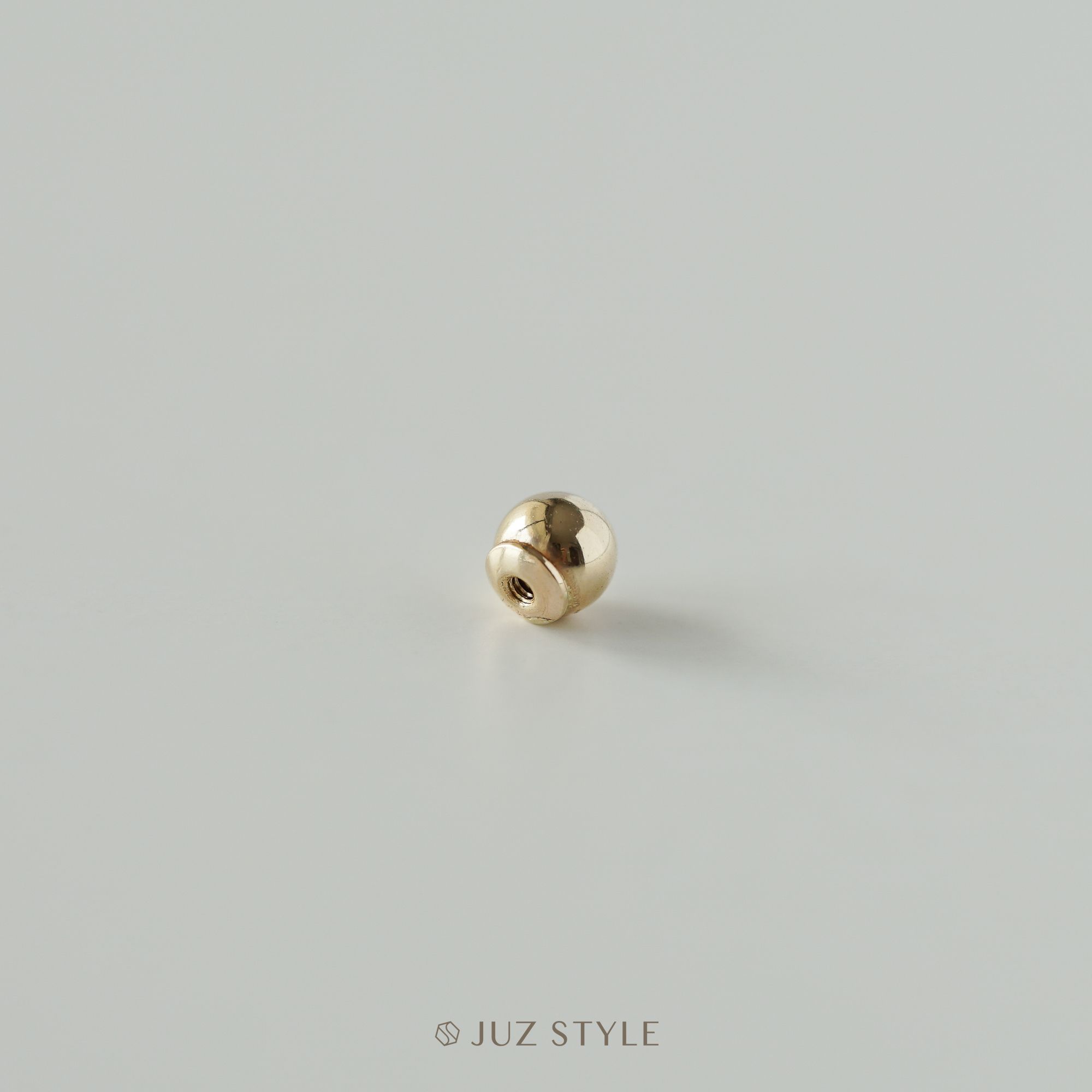 Chốt bi vặn bông tai vàng 14K 