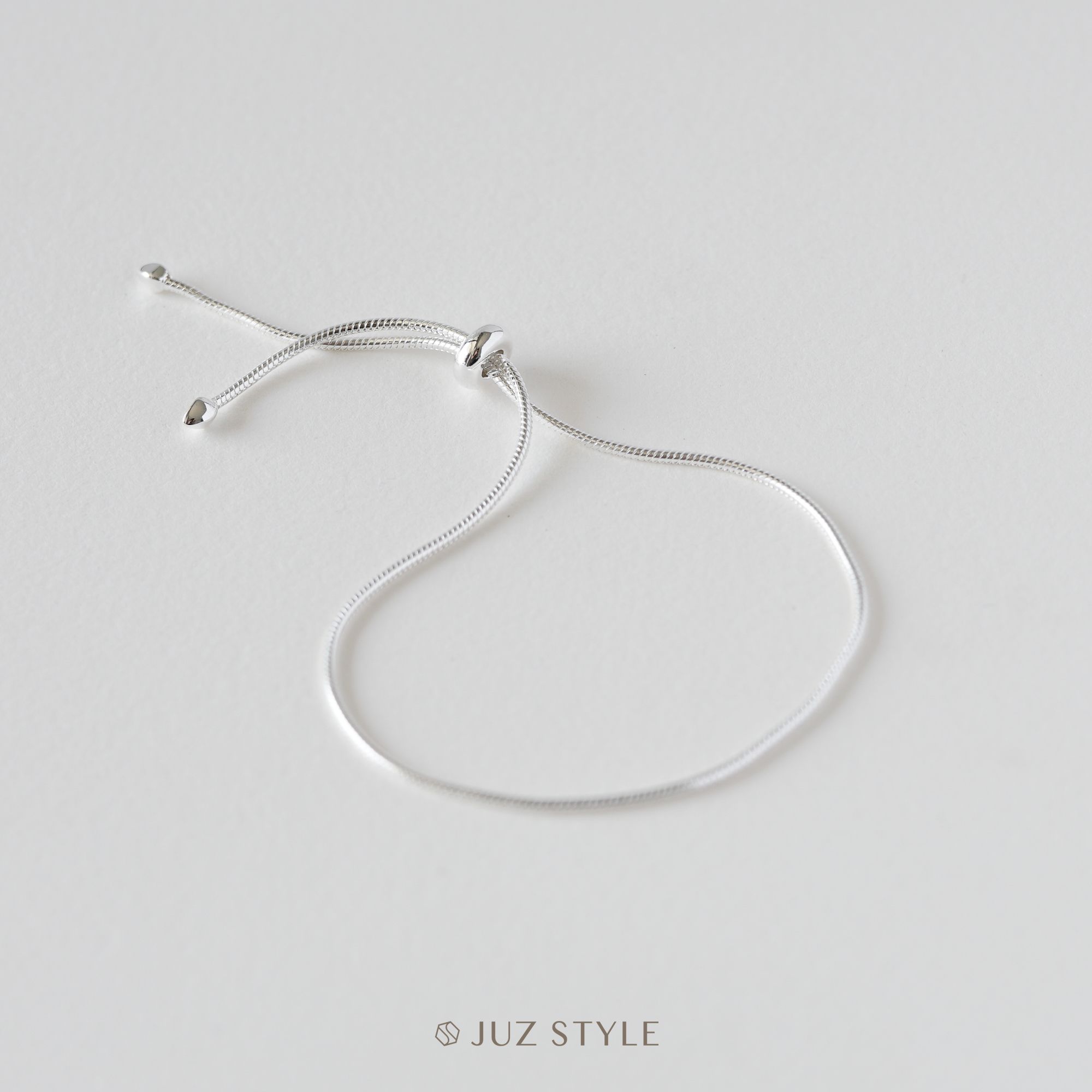  Lắc tay bạc Mini smooth chain 
