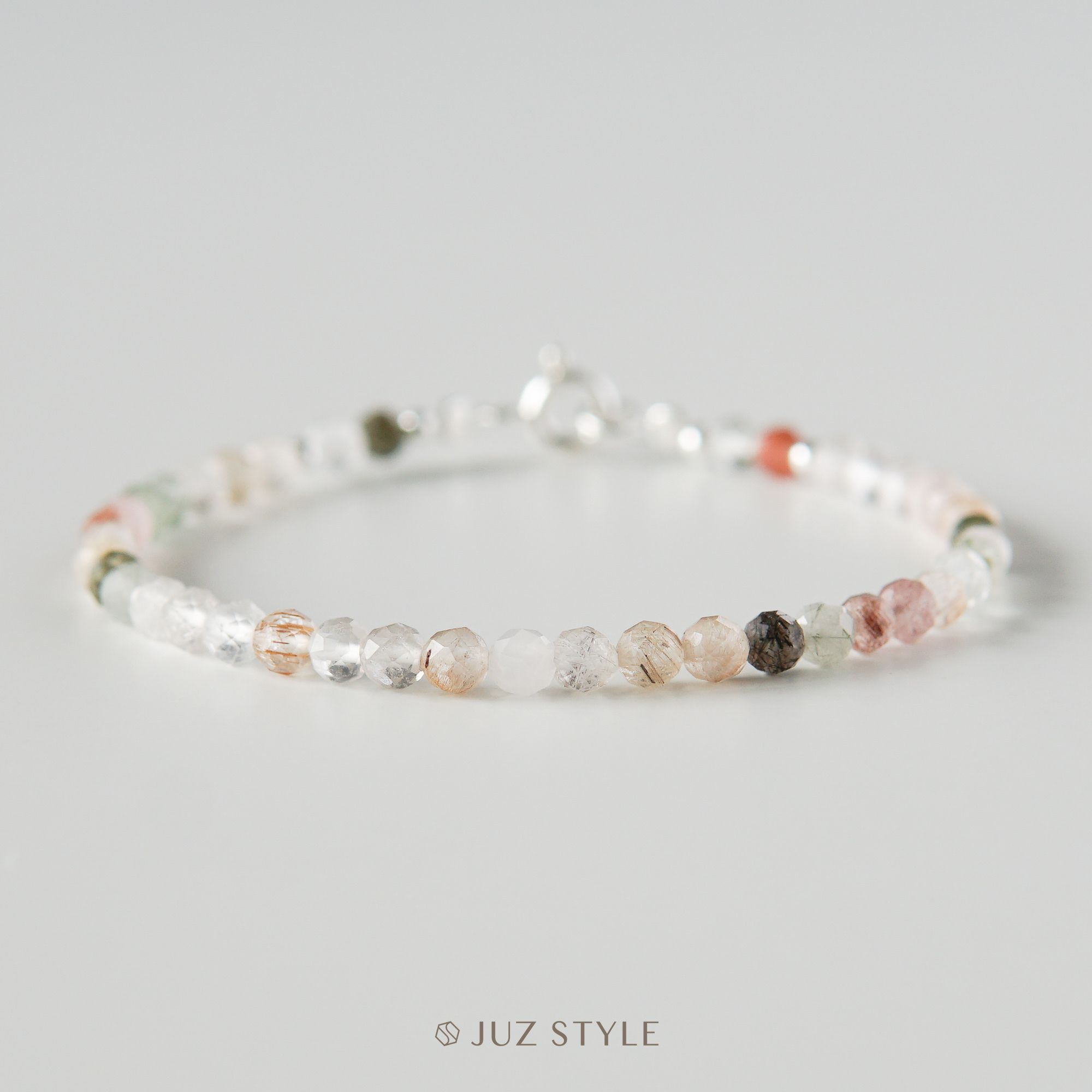  Vòng tay đá Rutilated Quartz 3.5mm 