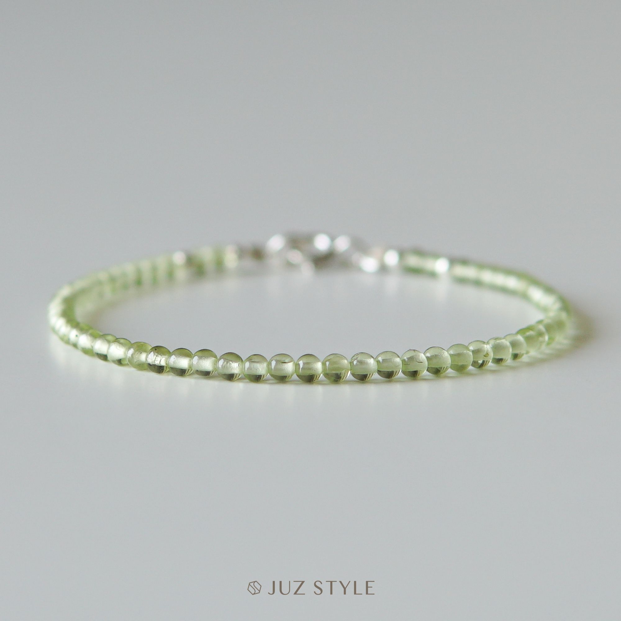  Vòng tay đá Peridot 2.5mm 