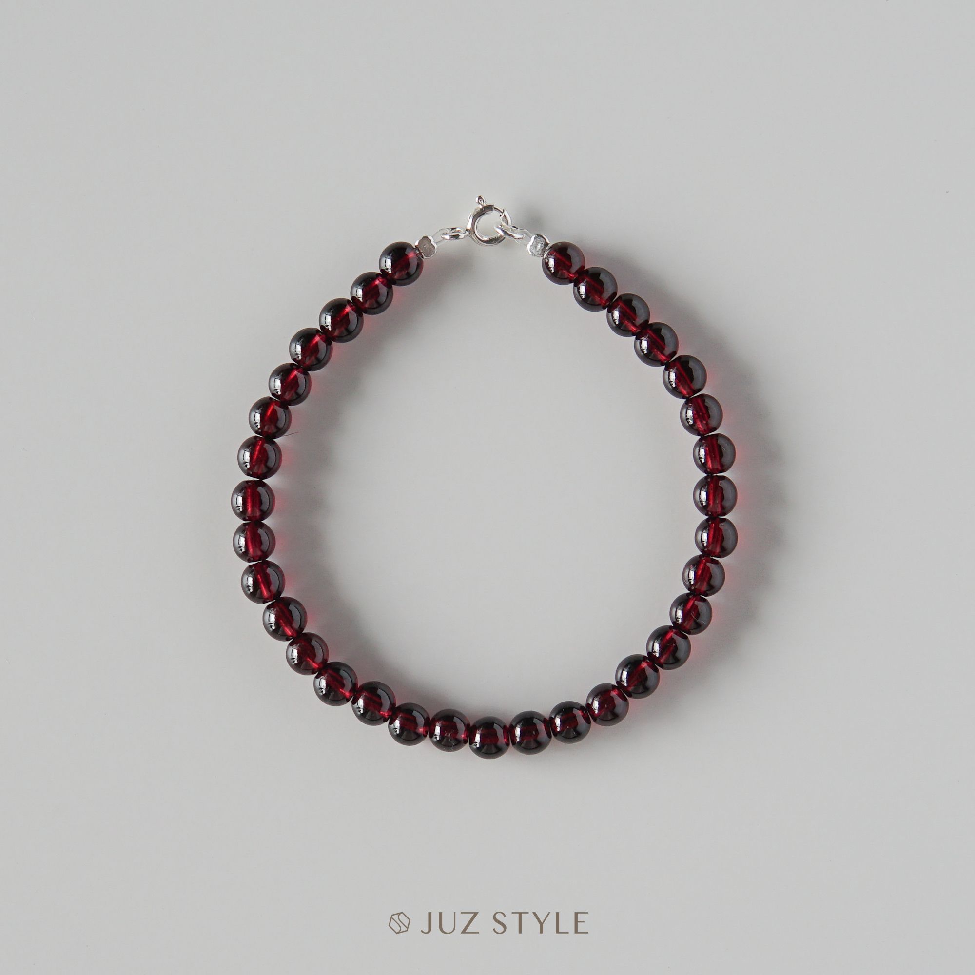  Vòng tay đá Garnet premium 5mm 