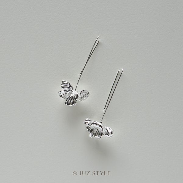  Bông tai bạc Poppy 