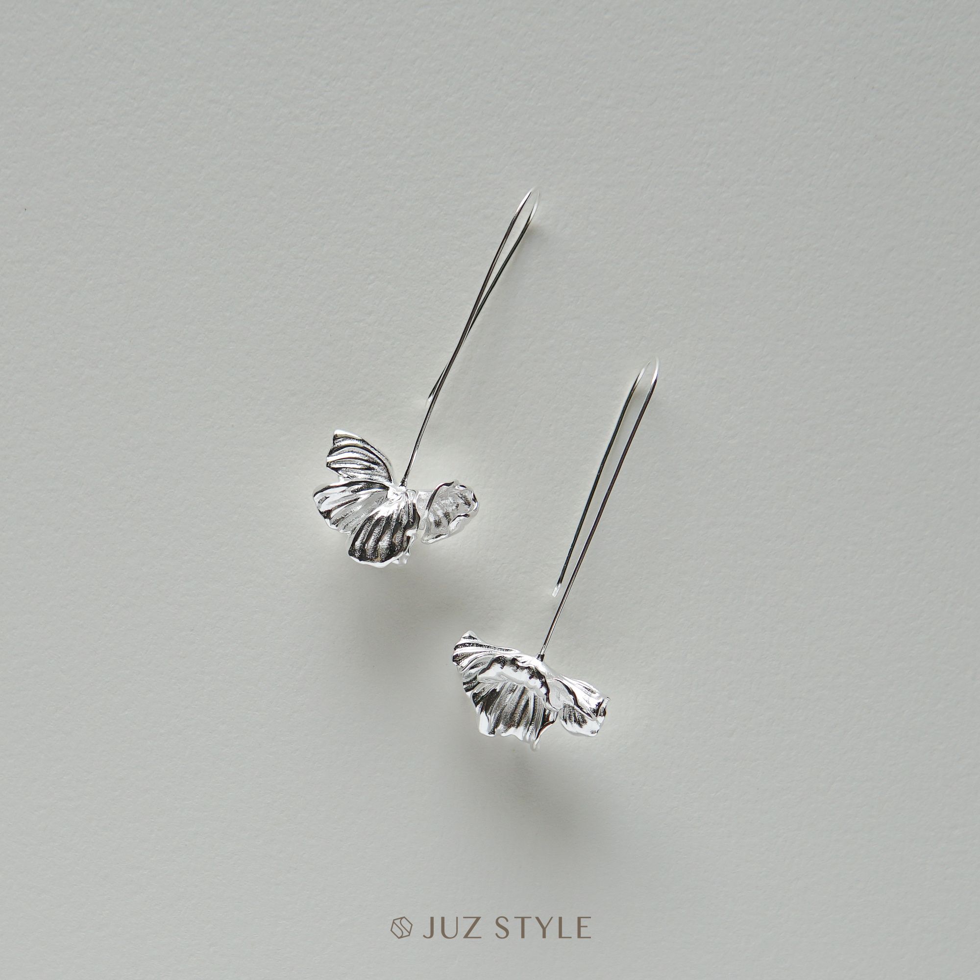  Bông tai bạc Poppy 