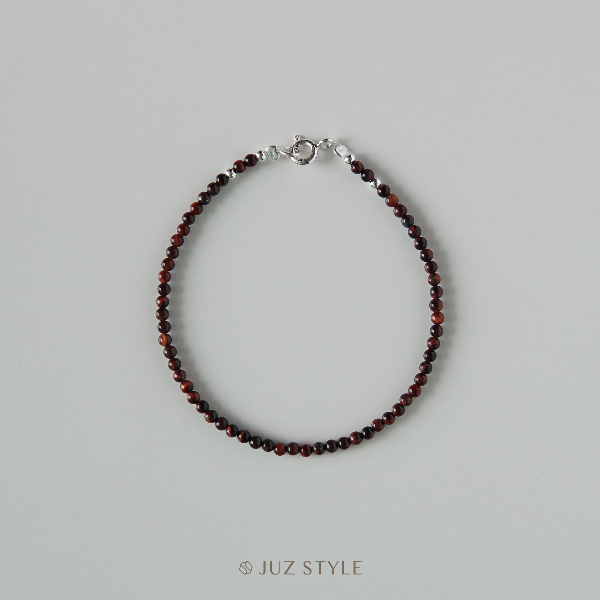  Vòng tay đá Red tiger’s eye 2.4mm 