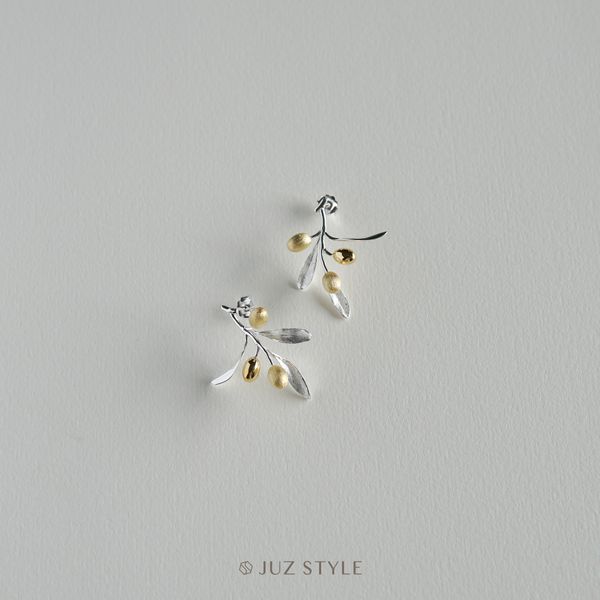  Bông tai bạc Olive 