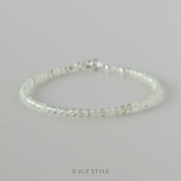  Vòng tay đá Prehnite 2.5mm 