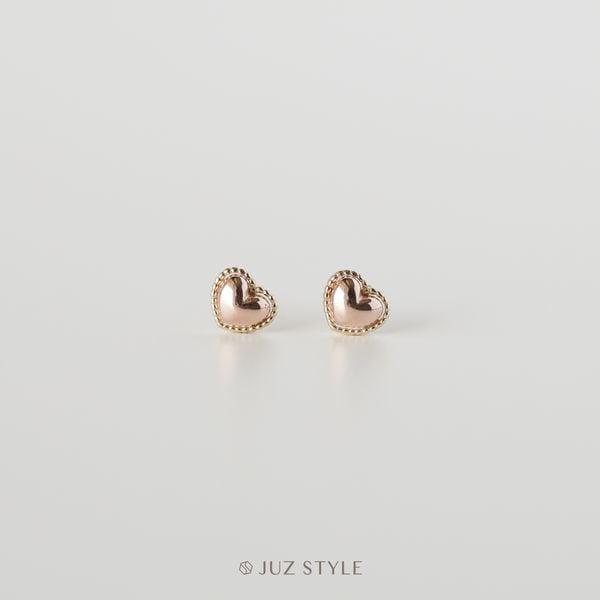  Bông tai vàng 9K Heart 