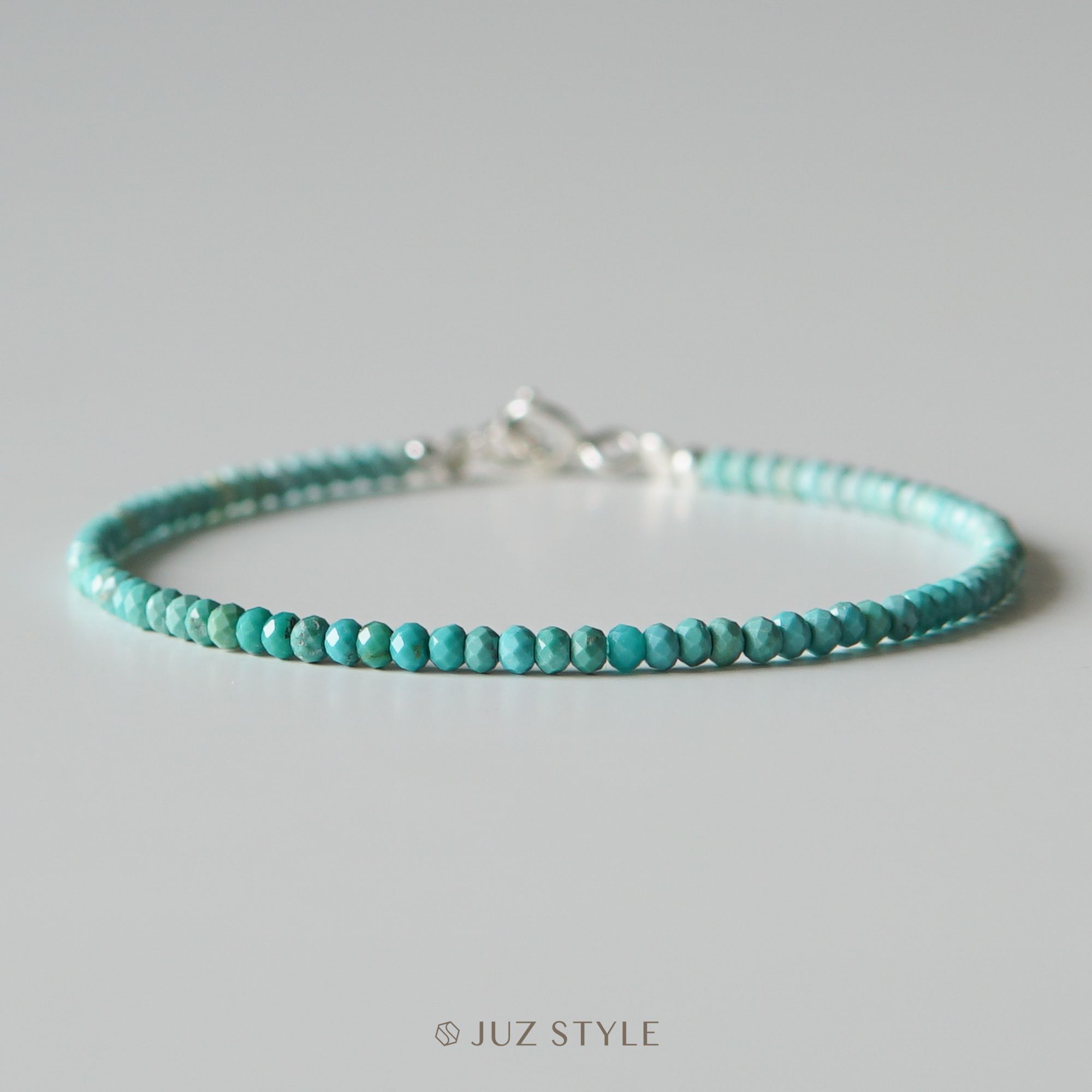  Vòng tay đá Turquoise Arizona Ombré 2.3mm 