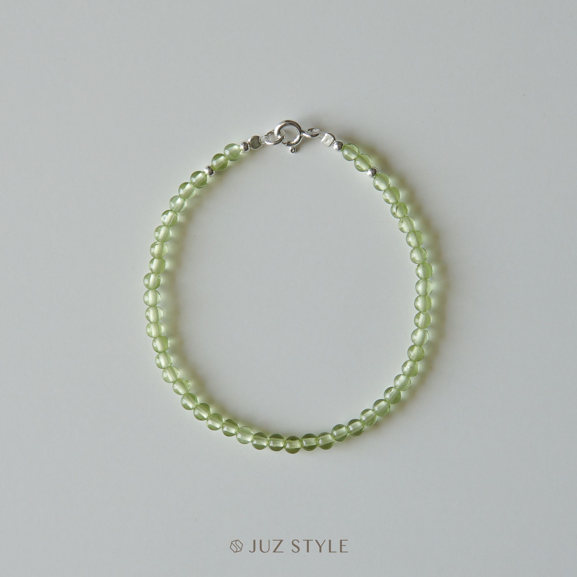  Vòng tay đá Peridot 3mm 