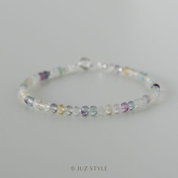  Vòng tay đá Fluorite 3.1mm 