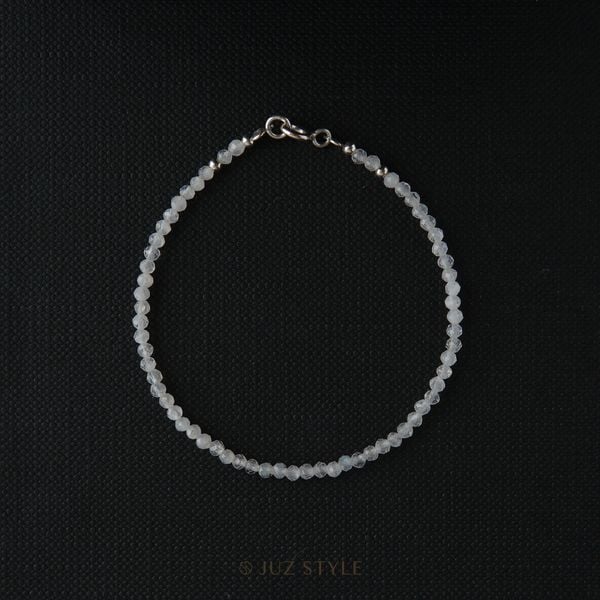  Vòng tay đá Rainbow moonstone 2.8mm 