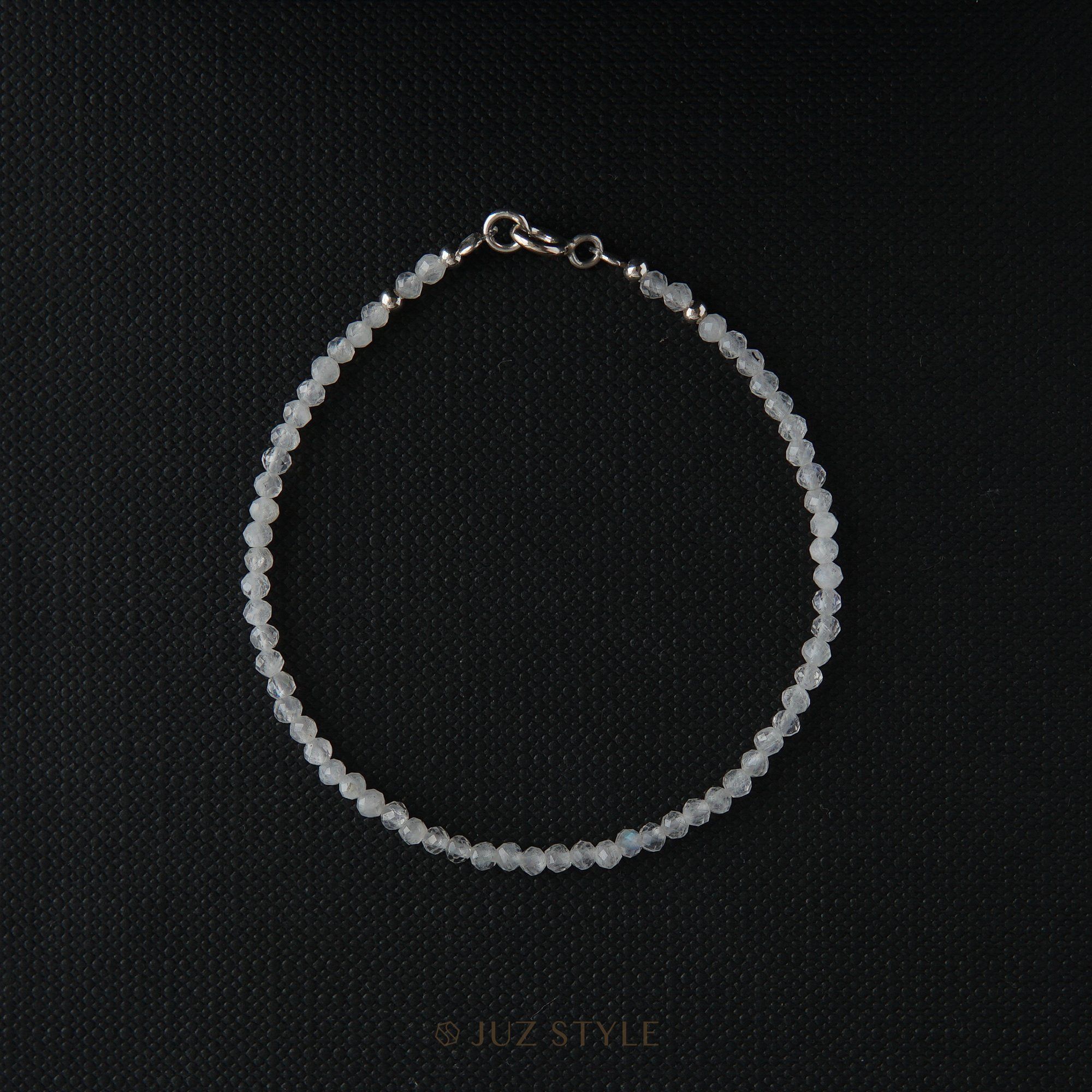  Vòng tay đá Rainbow moonstone 2.8mm 