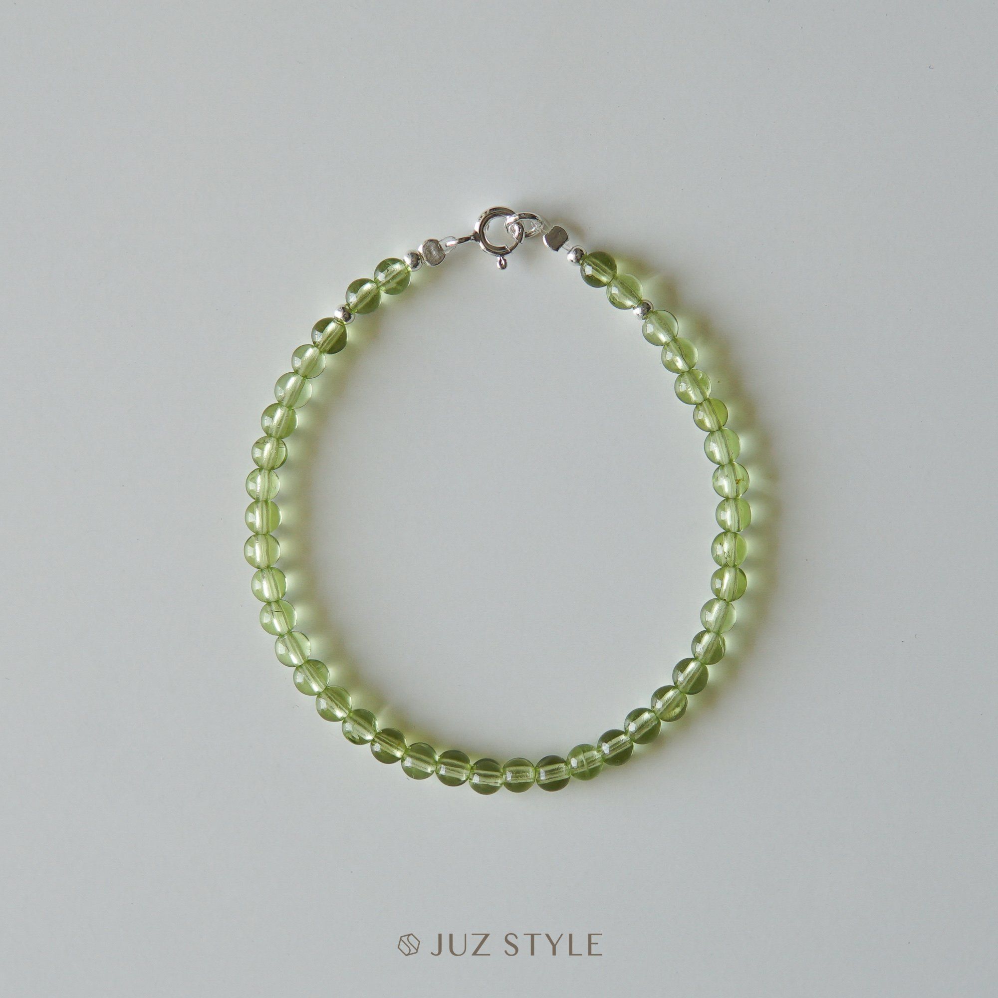  Vòng tay đá Peridot 3.5mm 