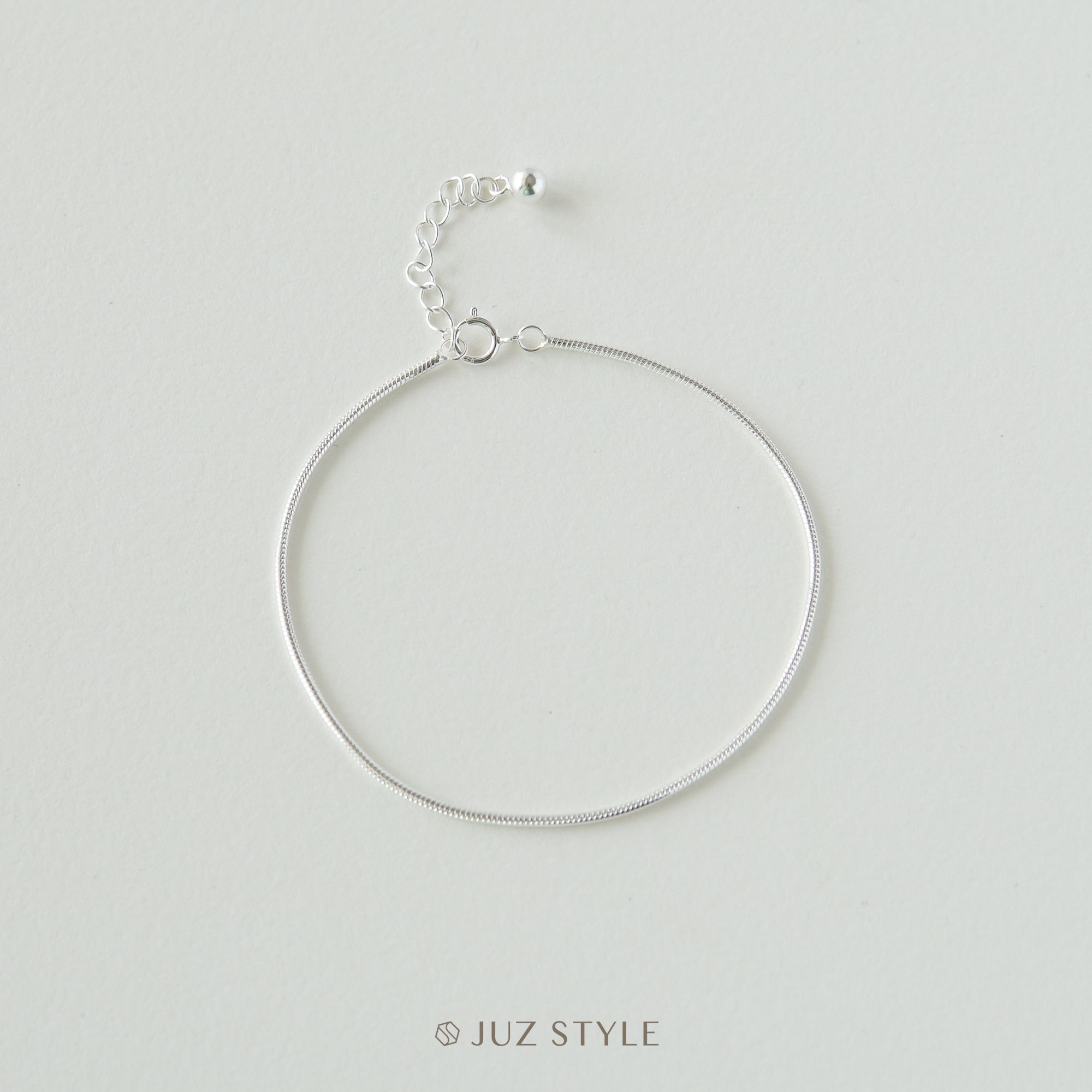  Lắc tay bạc Smooth chain 
