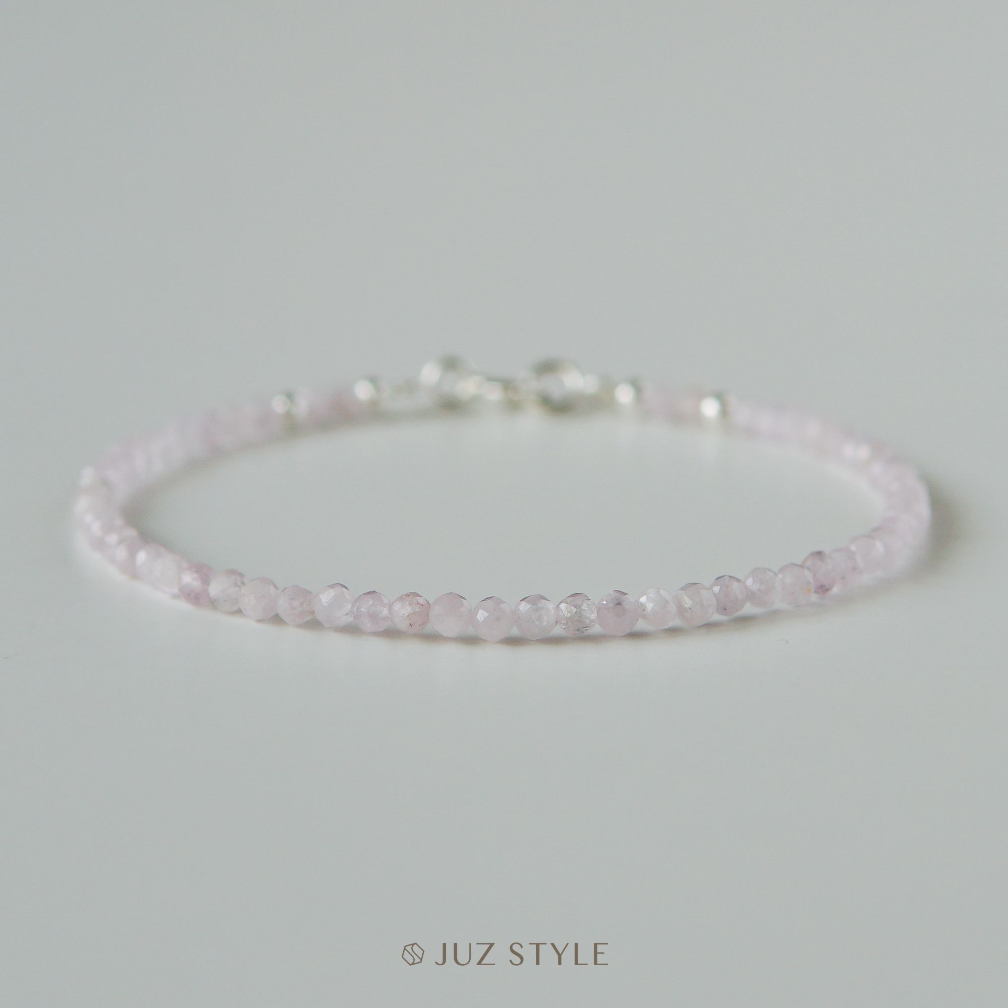  Vòng tay đá Kunzite 2.5mm 