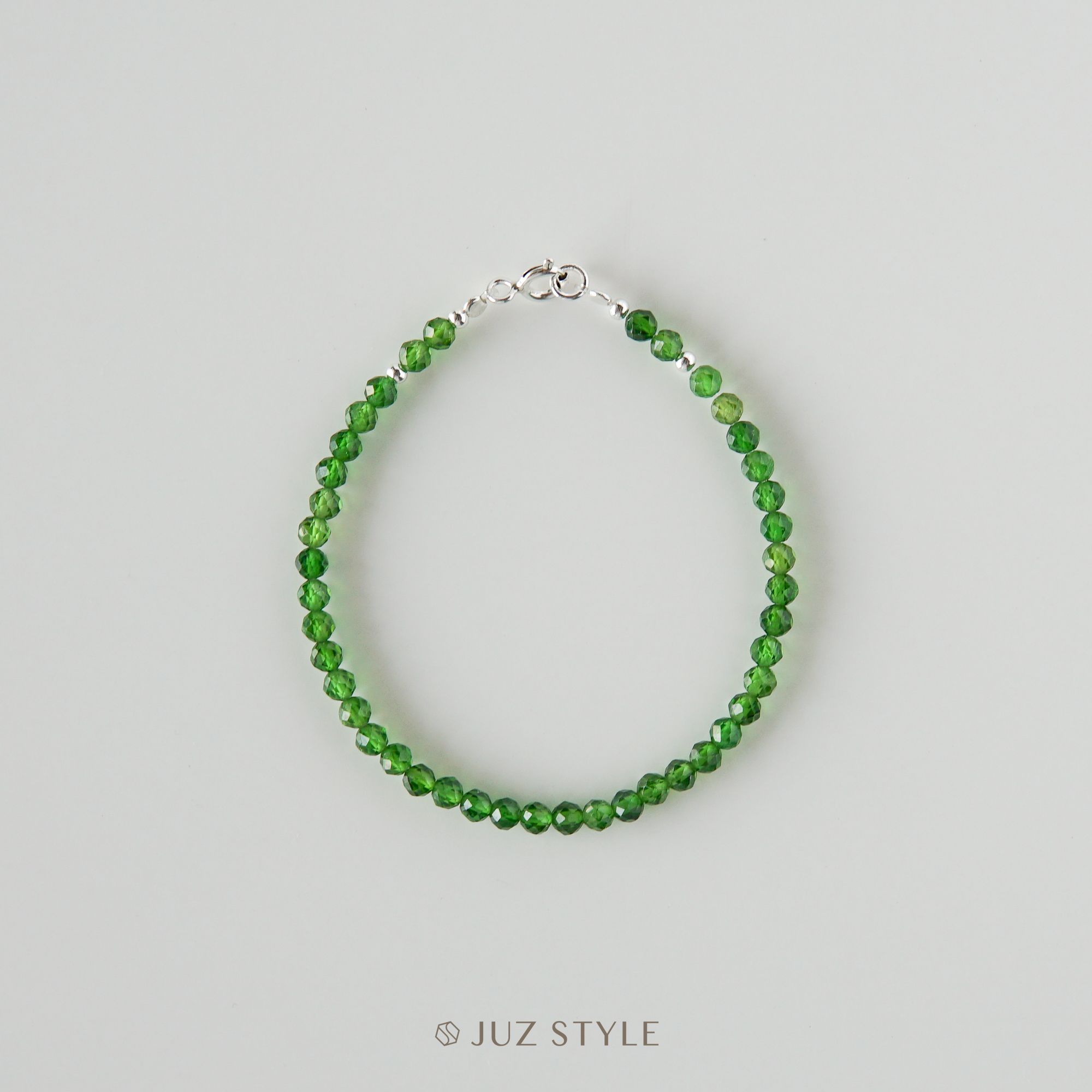  Vòng tay đá Diopside 3.3mm 