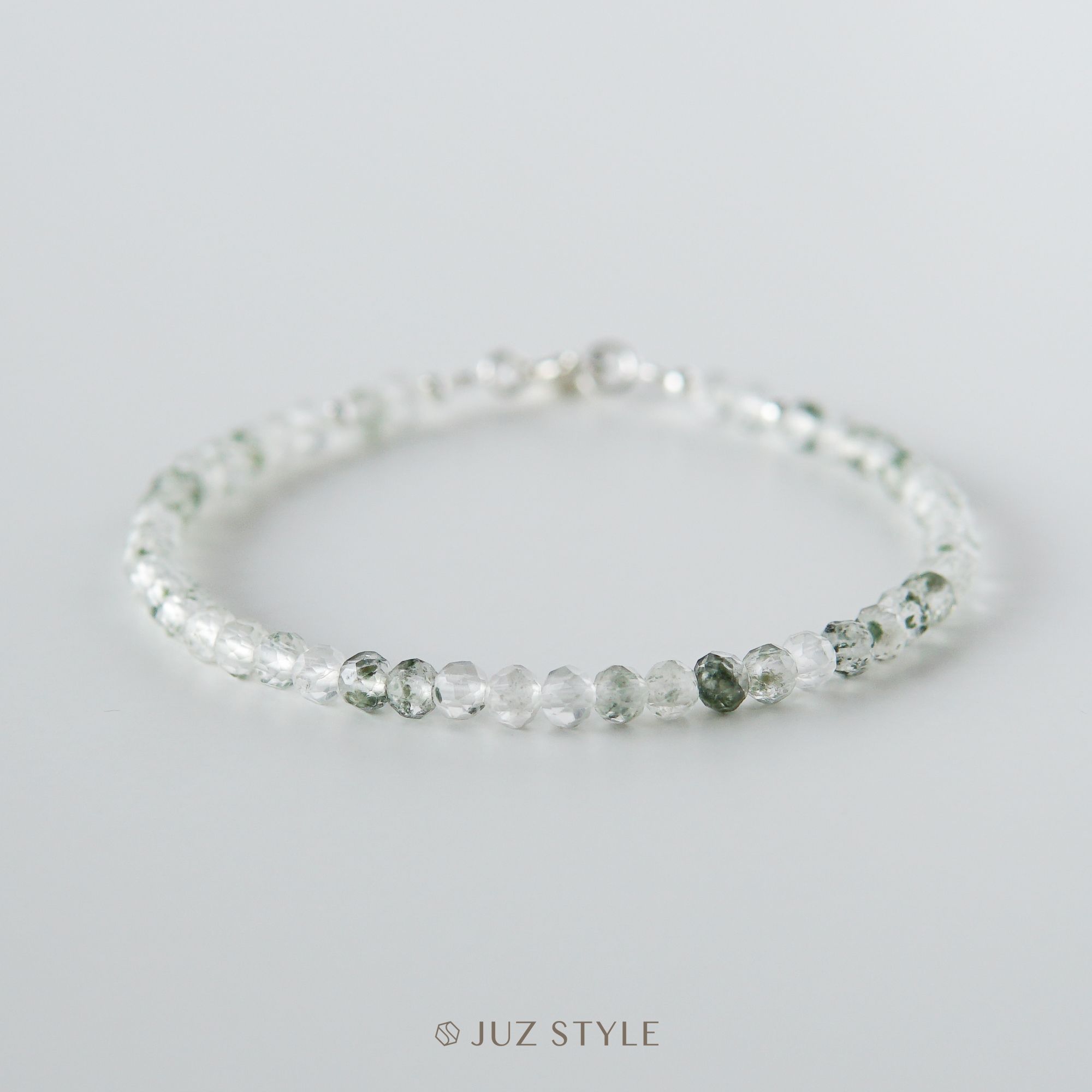  Vòng tay đá Green phantom quartz 3.3mm 