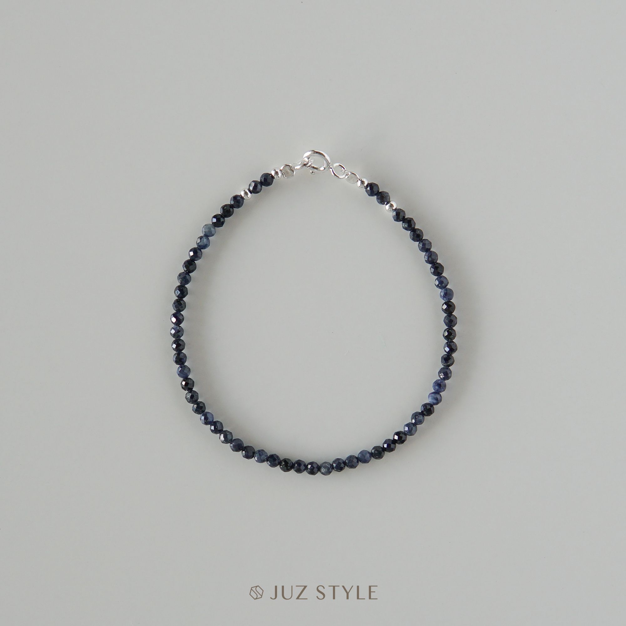  Vòng tay đá Sapphire 2.4mm 