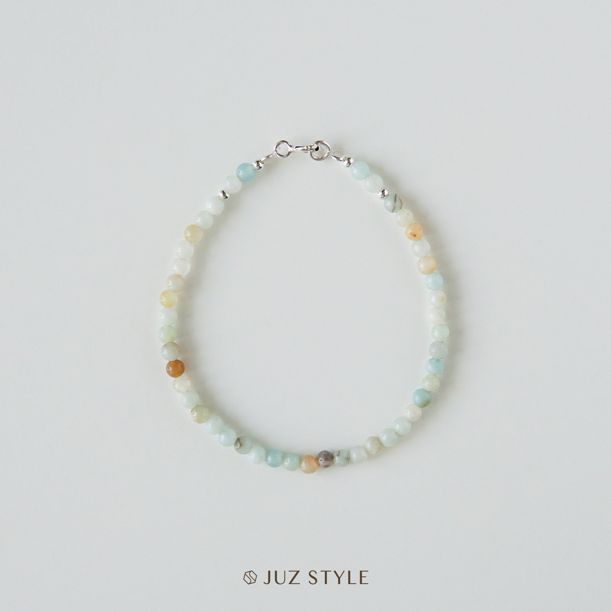  Vòng tay đá Amazonite 3.4mm 