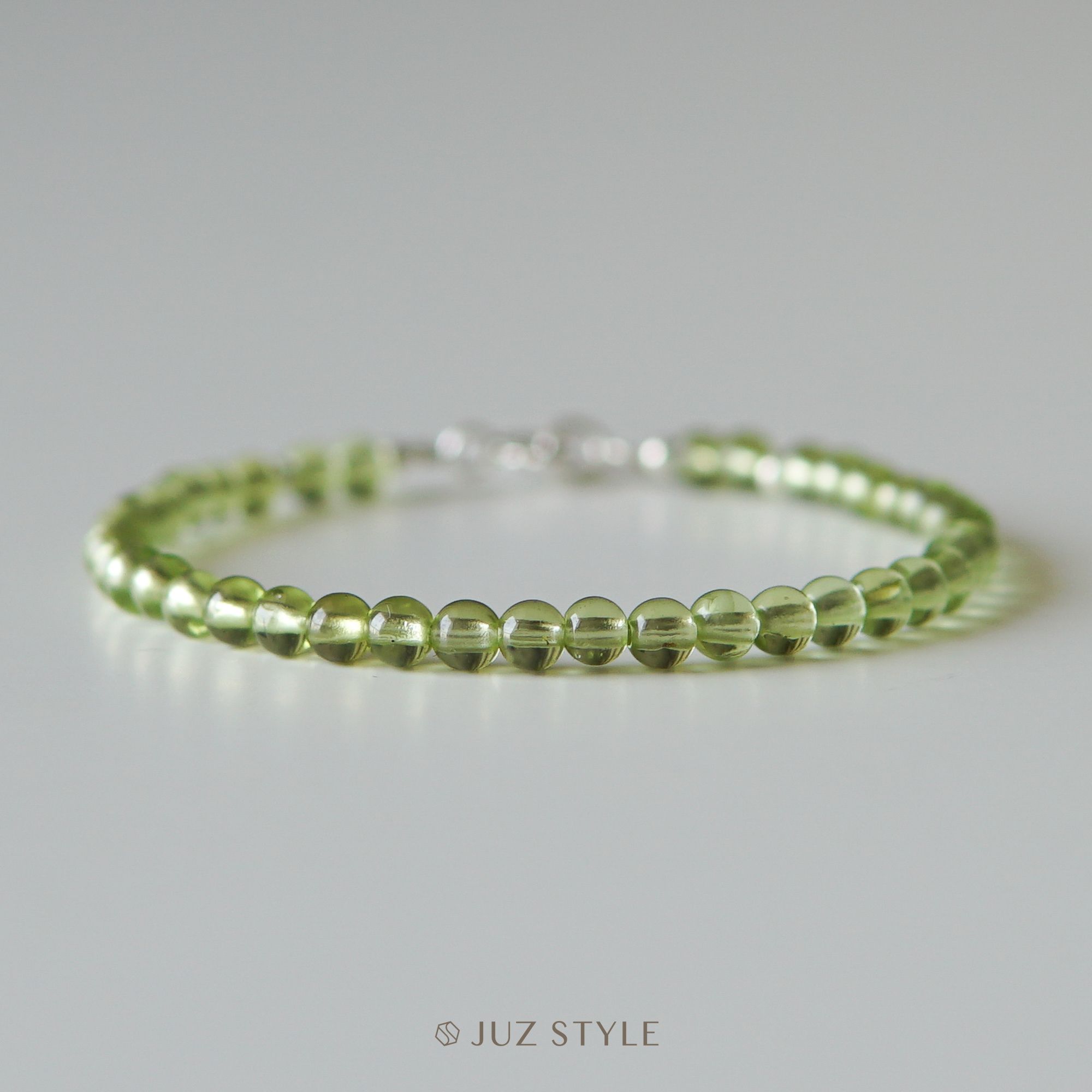  Vòng tay đá Peridot 3.5mm 