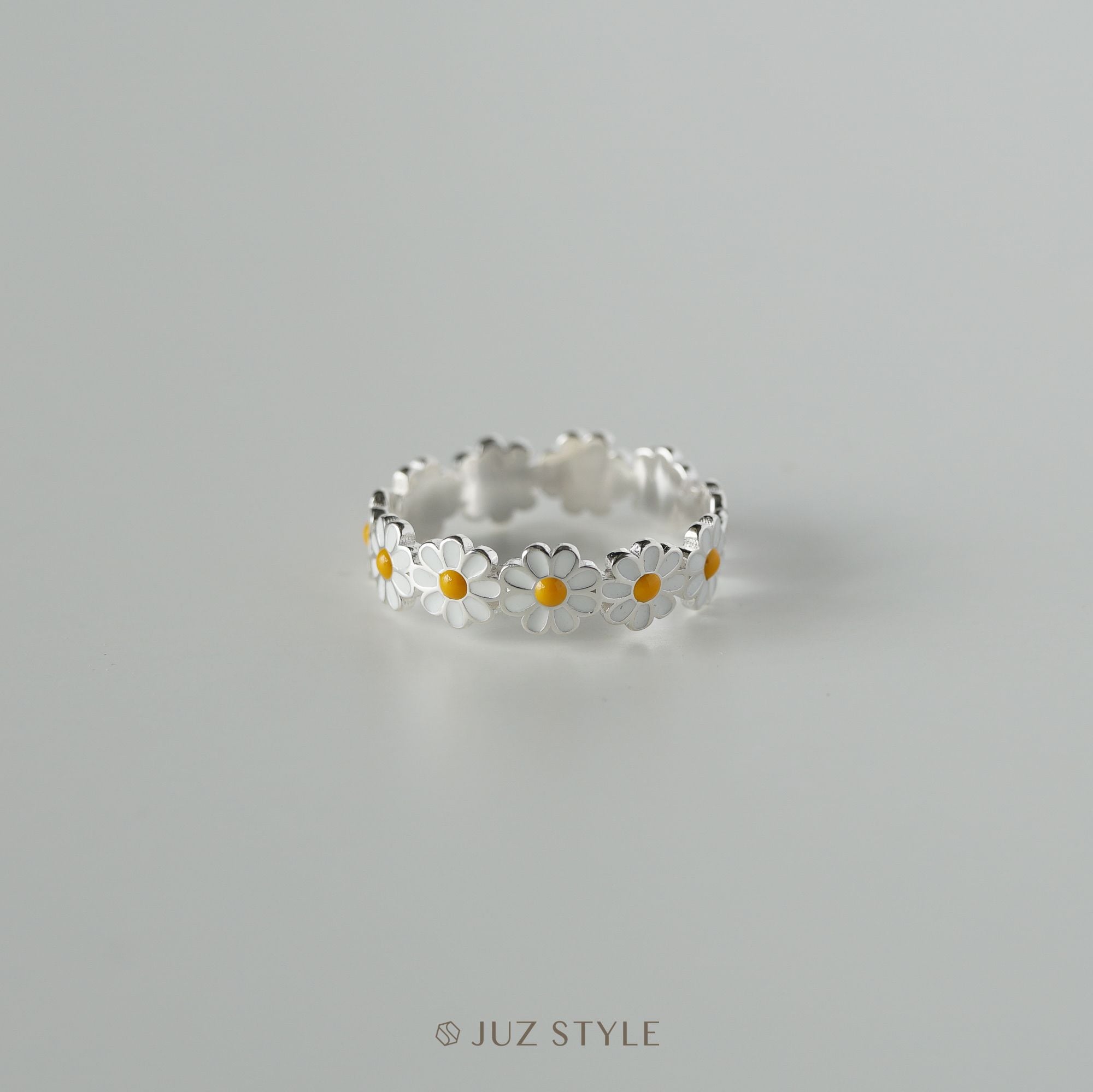  Nhẫn bạc daisies 