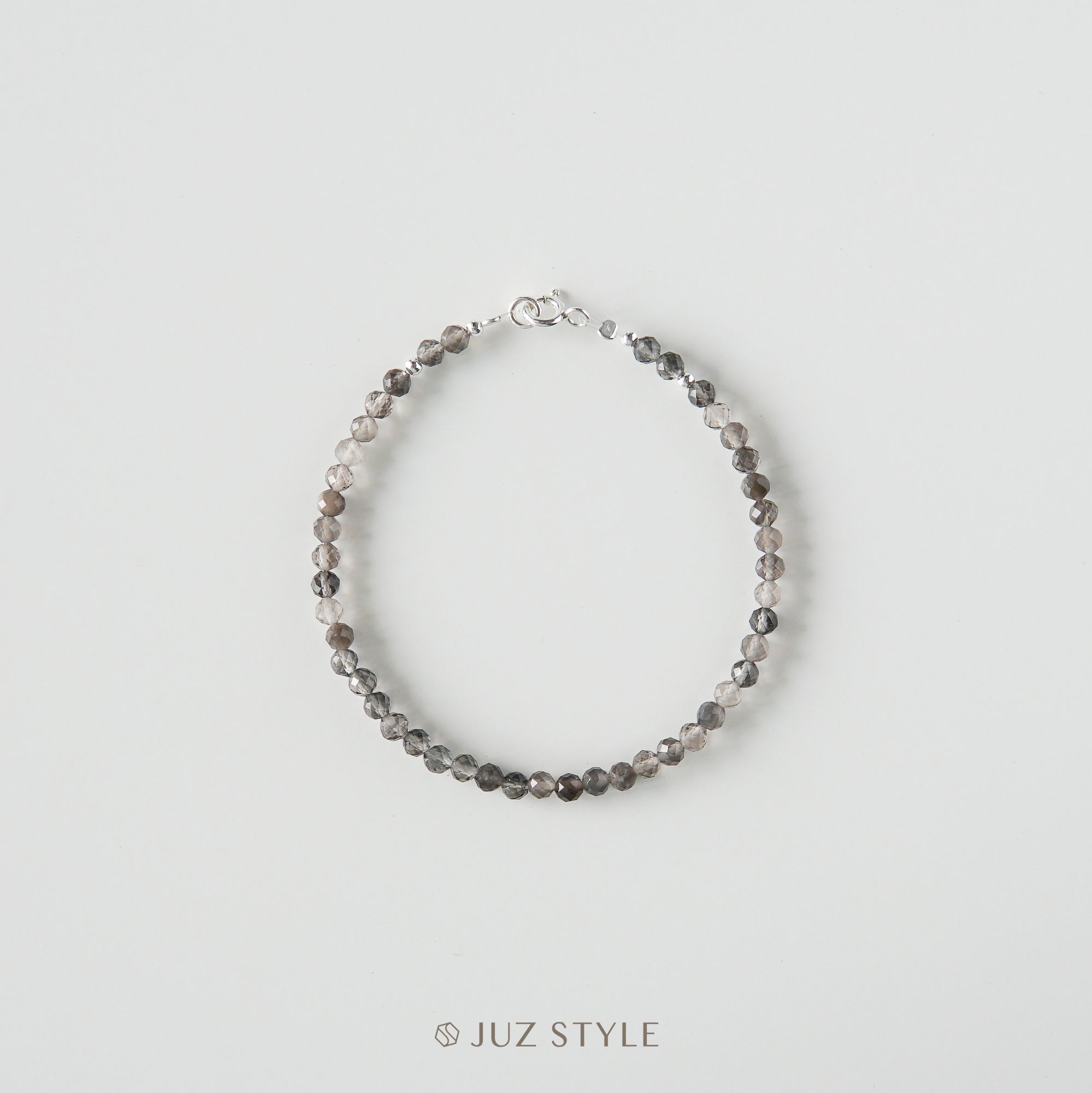  Vòng tay đá Smoky quartz 3.3mm 