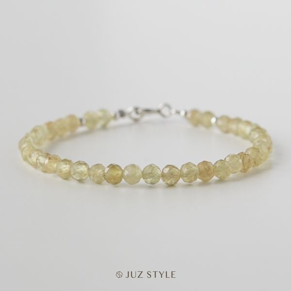  Vòng tay đá Apatite golden 4mm 