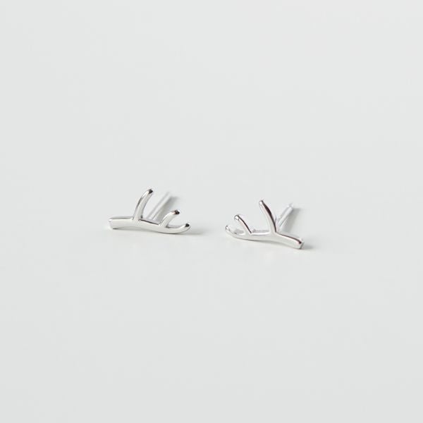  Bông tai bạc Tiny Antlers 