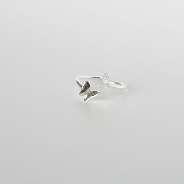  Nhẫn bạc Duo butterflies 