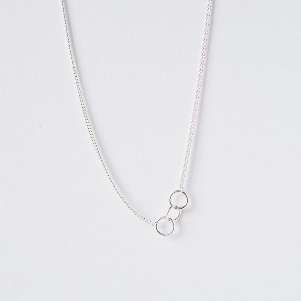  Dây chuyền bạc Trio circles 