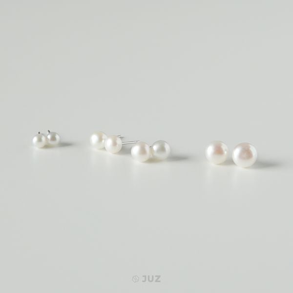  Bông tai bạc The pearl basic 