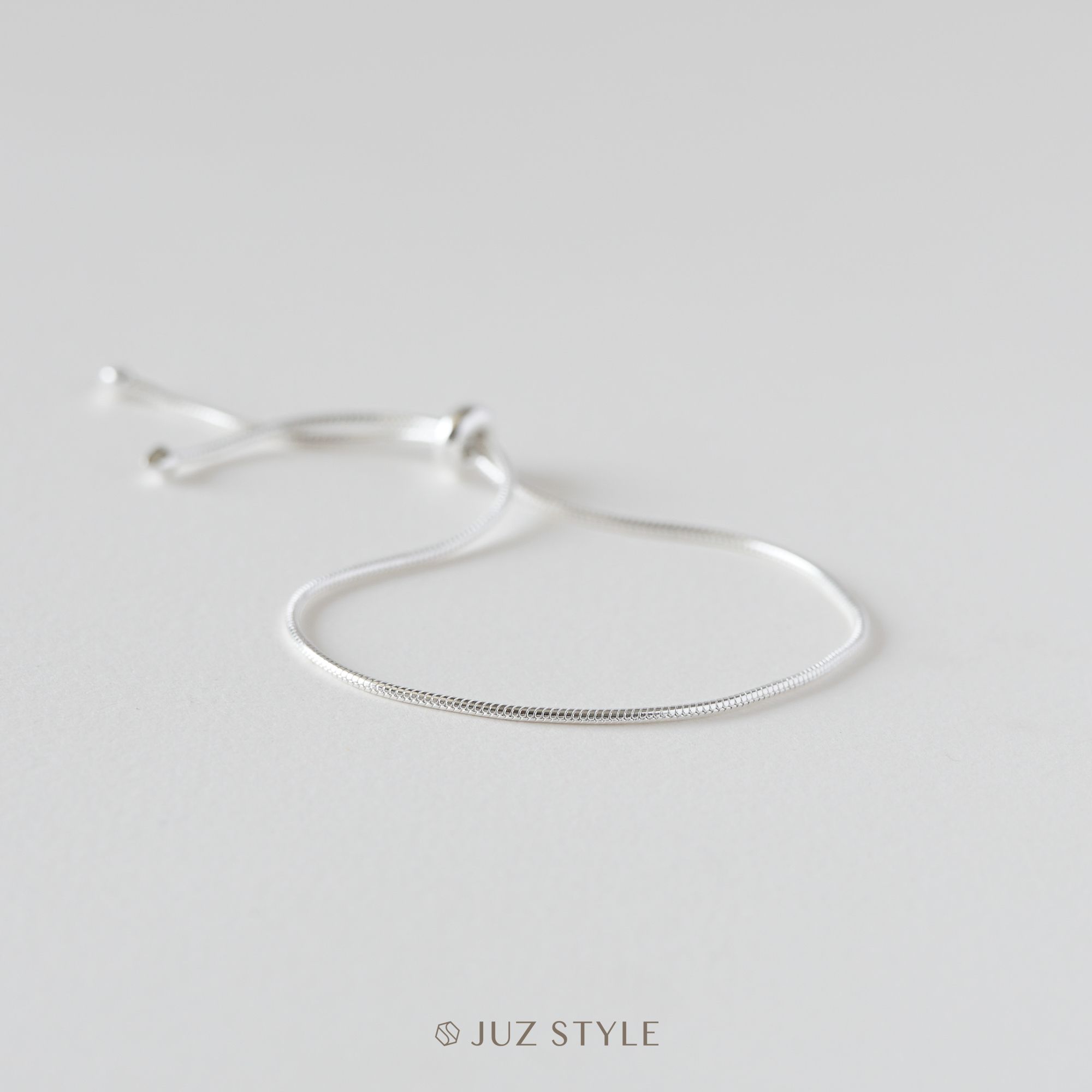  Lắc tay bạc Mini smooth chain 