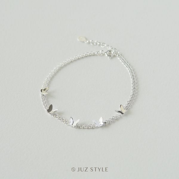  Lắc tay bạc Butterflies 