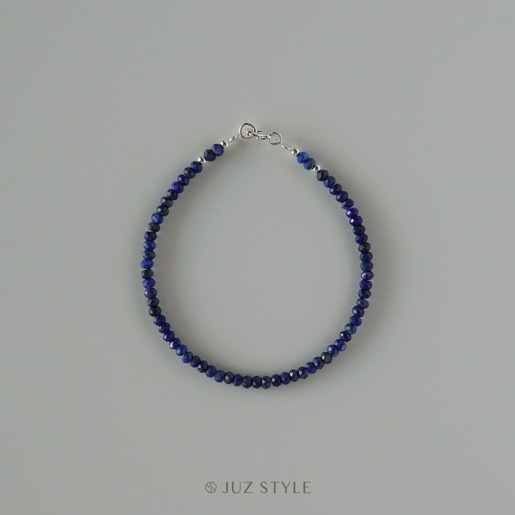  Vòng tay đá Lapis Lazuli 3x2mm 