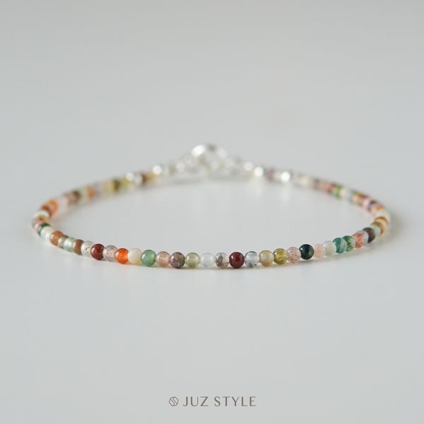 Vòng tay đá Indian Agate 1.9mm 