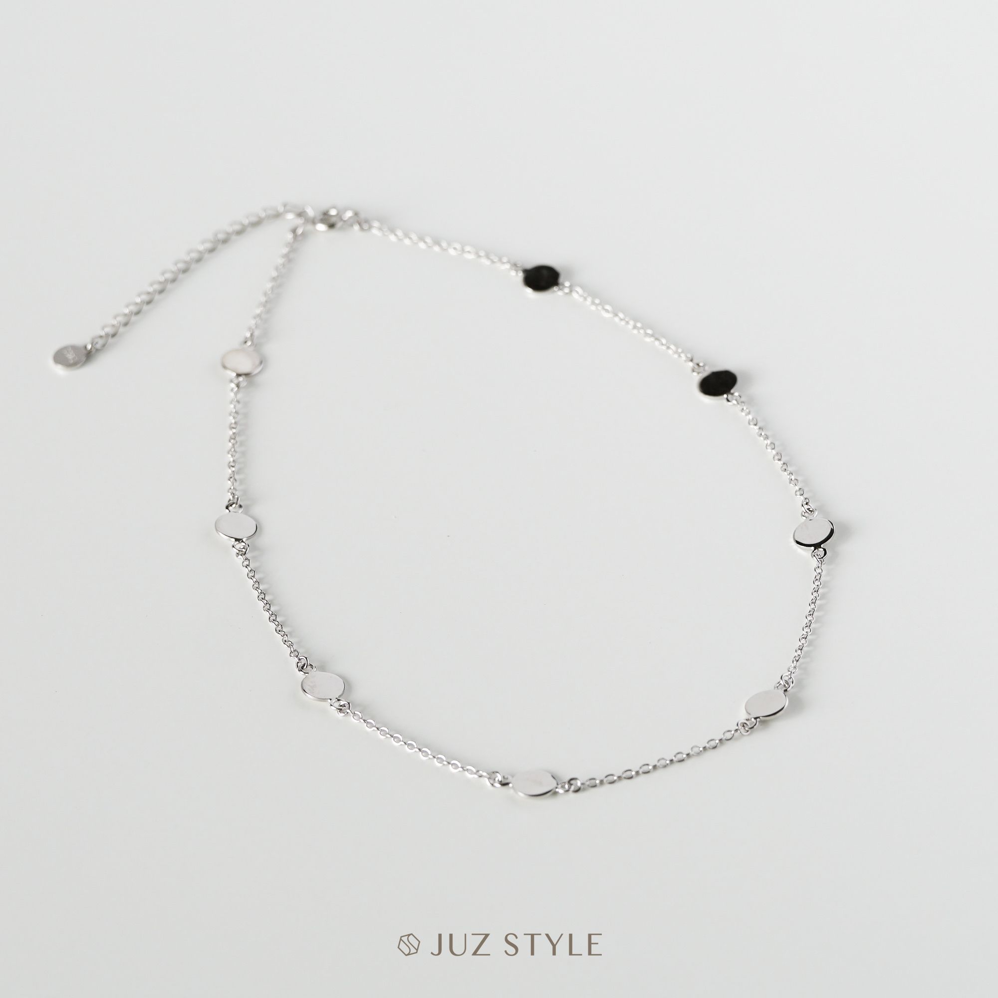  Dây chuyền bạc Circles choker 