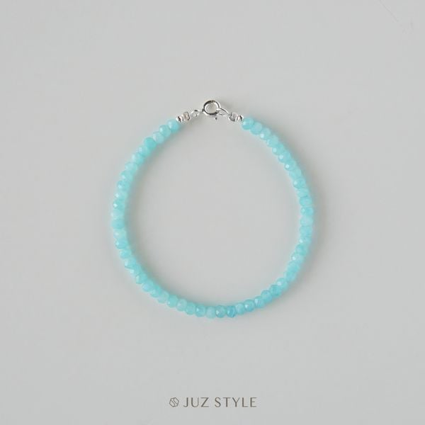  Vòng tay đá Amazonite 3.5x2.5mm 