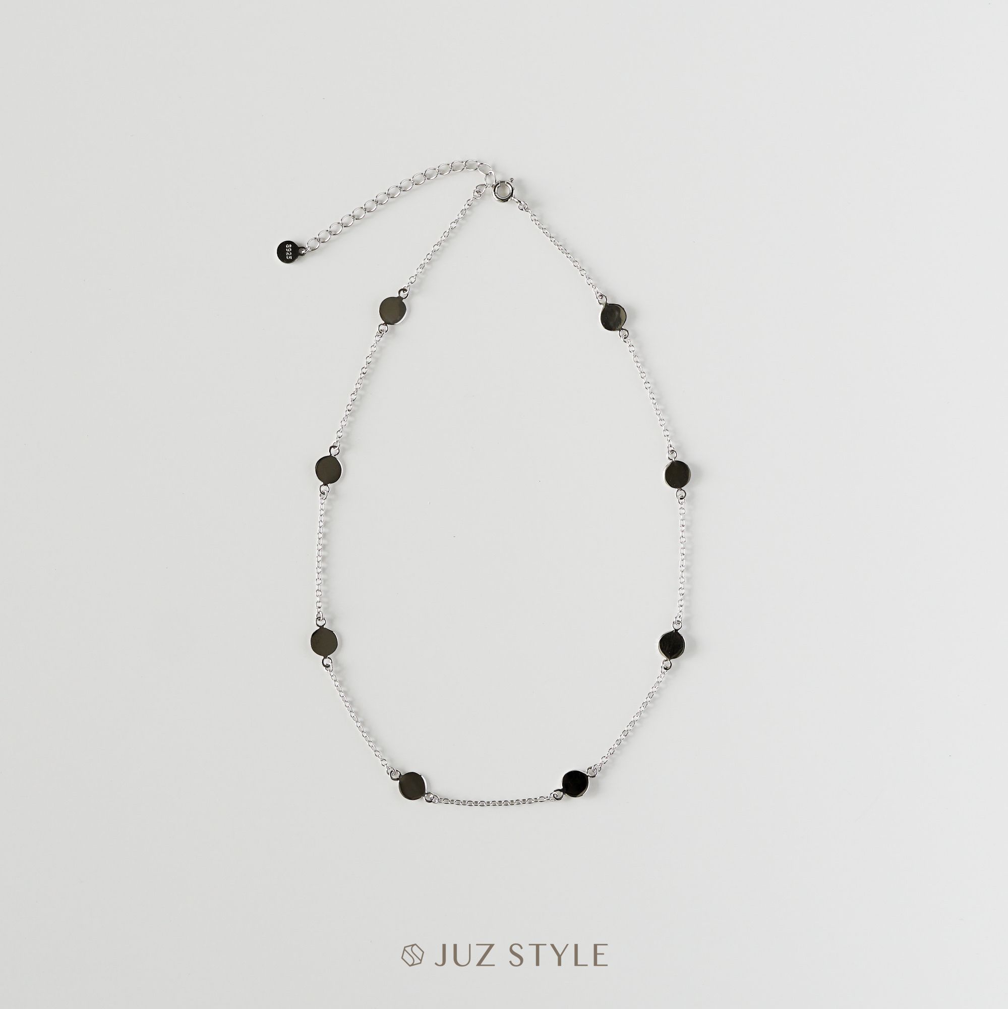  Dây chuyền bạc Circles choker 