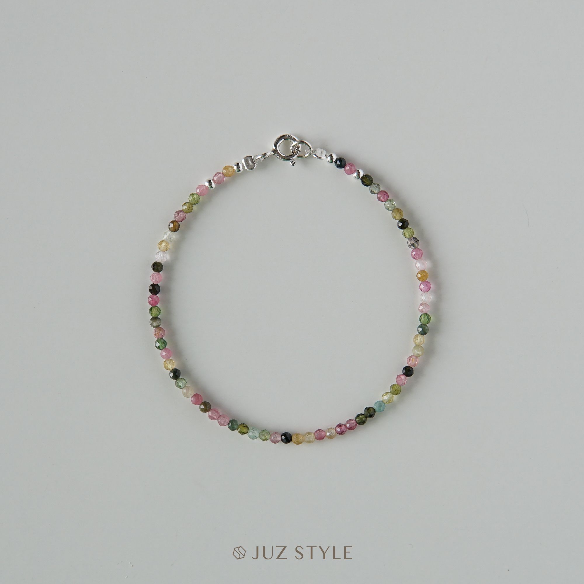  Vòng tay đá Tourmaline 2.1mm 