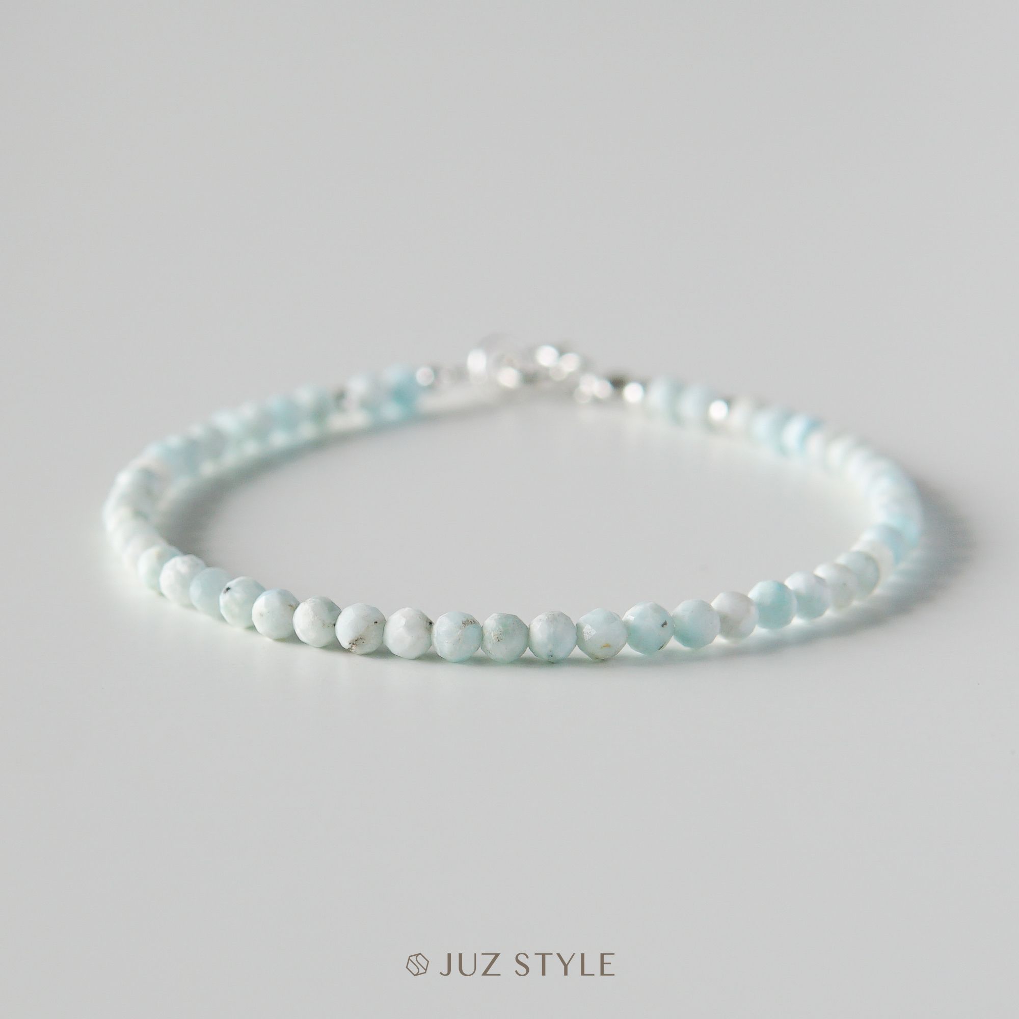  Vòng tay đá Larimar 3.1mm 