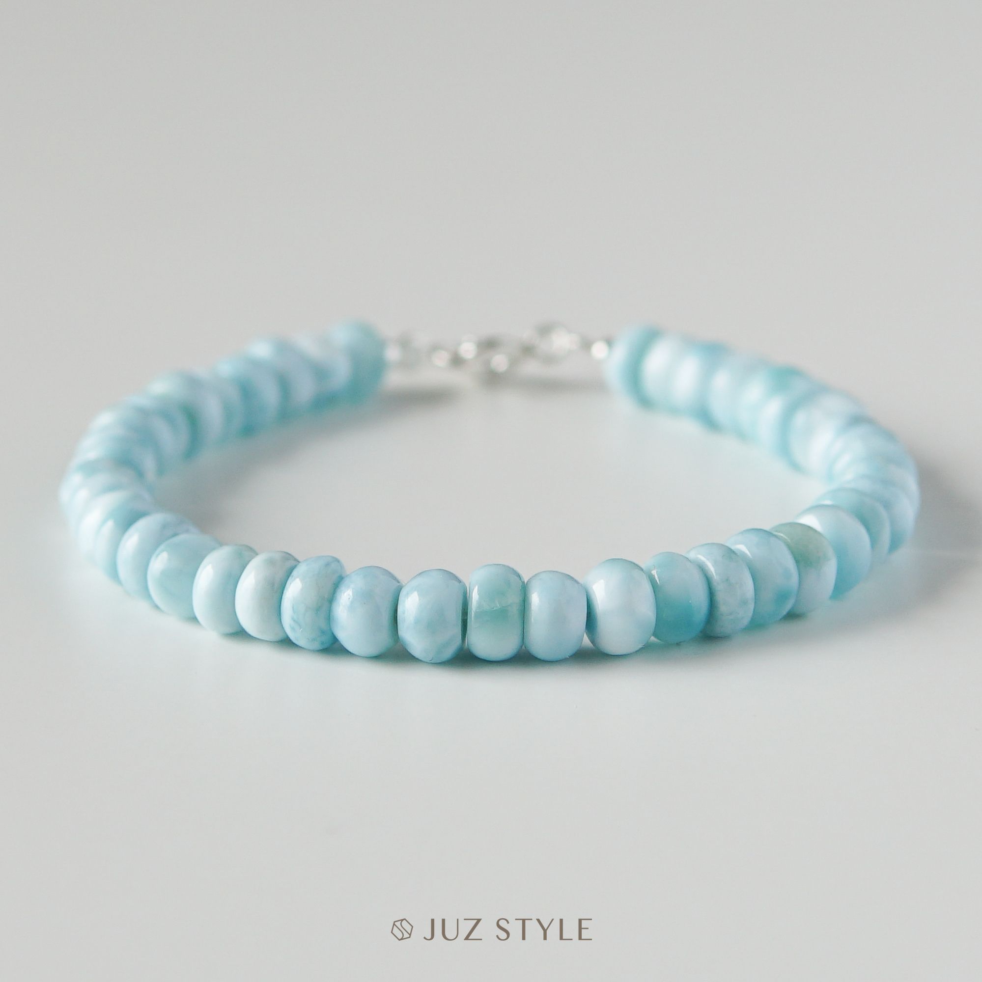  Vòng tay đá Larimar 6mm 