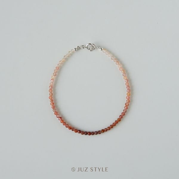  Vòng tay đá Red quartz ombré 2.4mm 