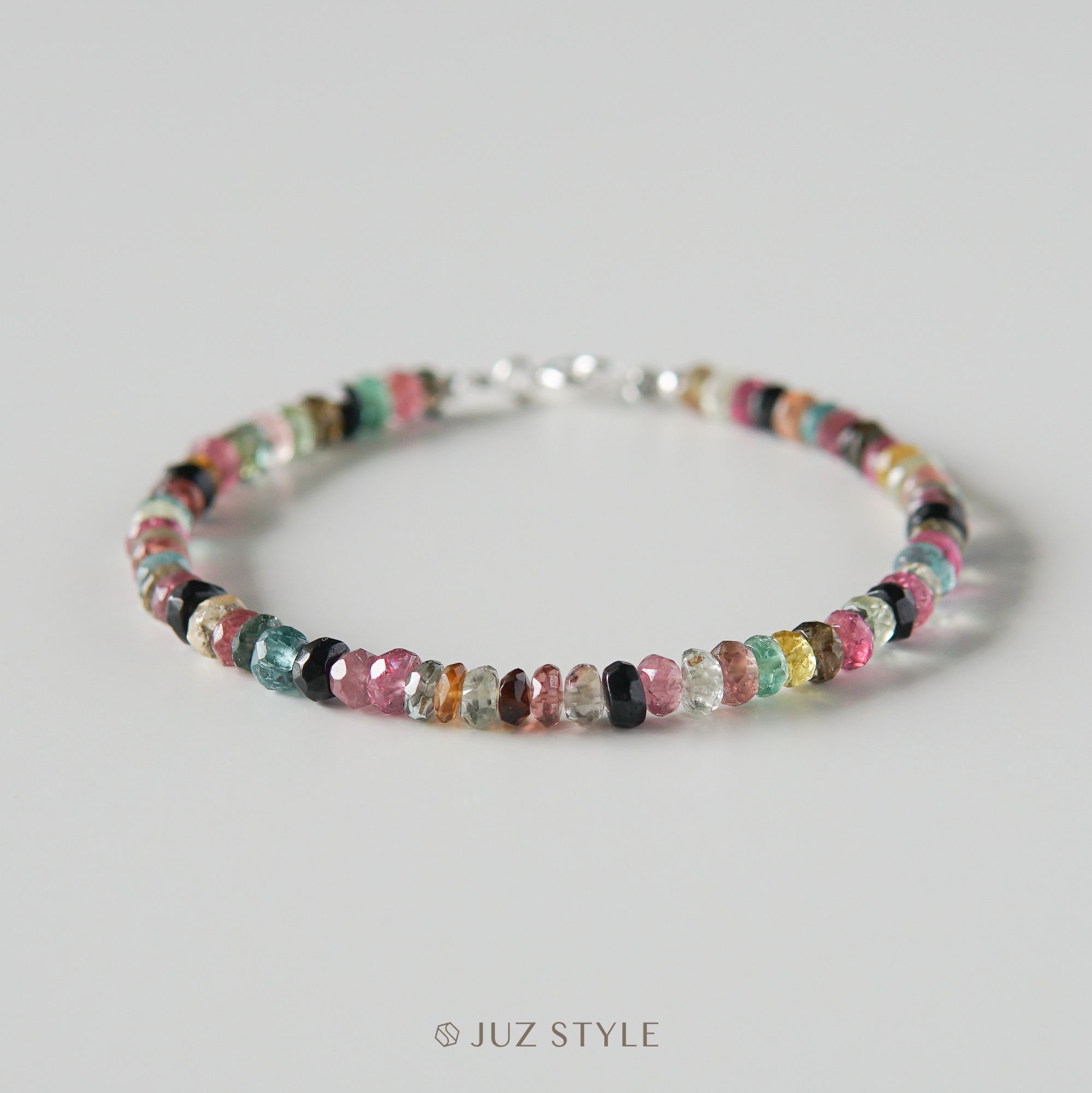  Vòng tay đá Tourmaline 3.7mm ~ 4mm 