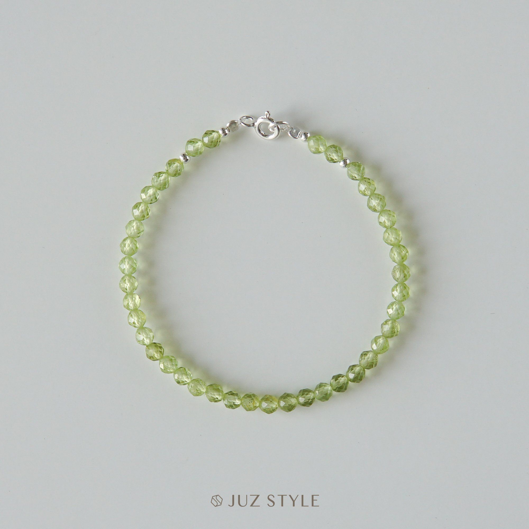  Vòng tay đá Peridot 3.6mm 
