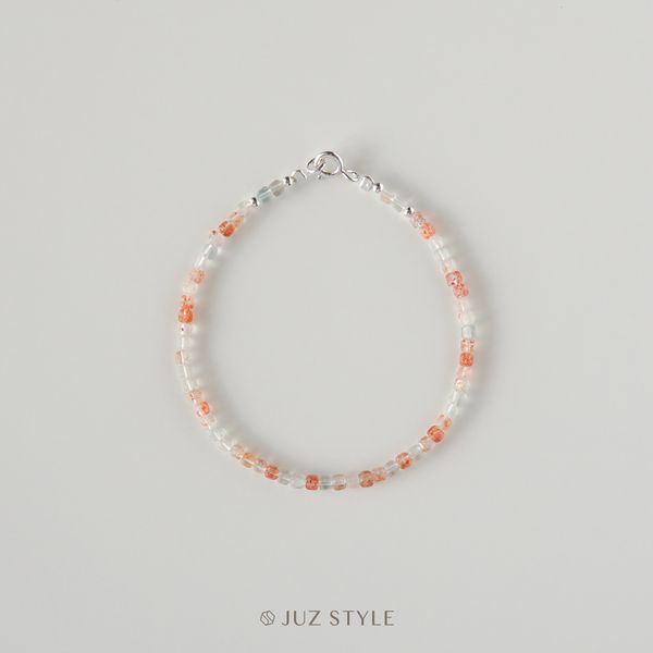  Vòng tay đá sunstone Arusha cube 2.5mm 