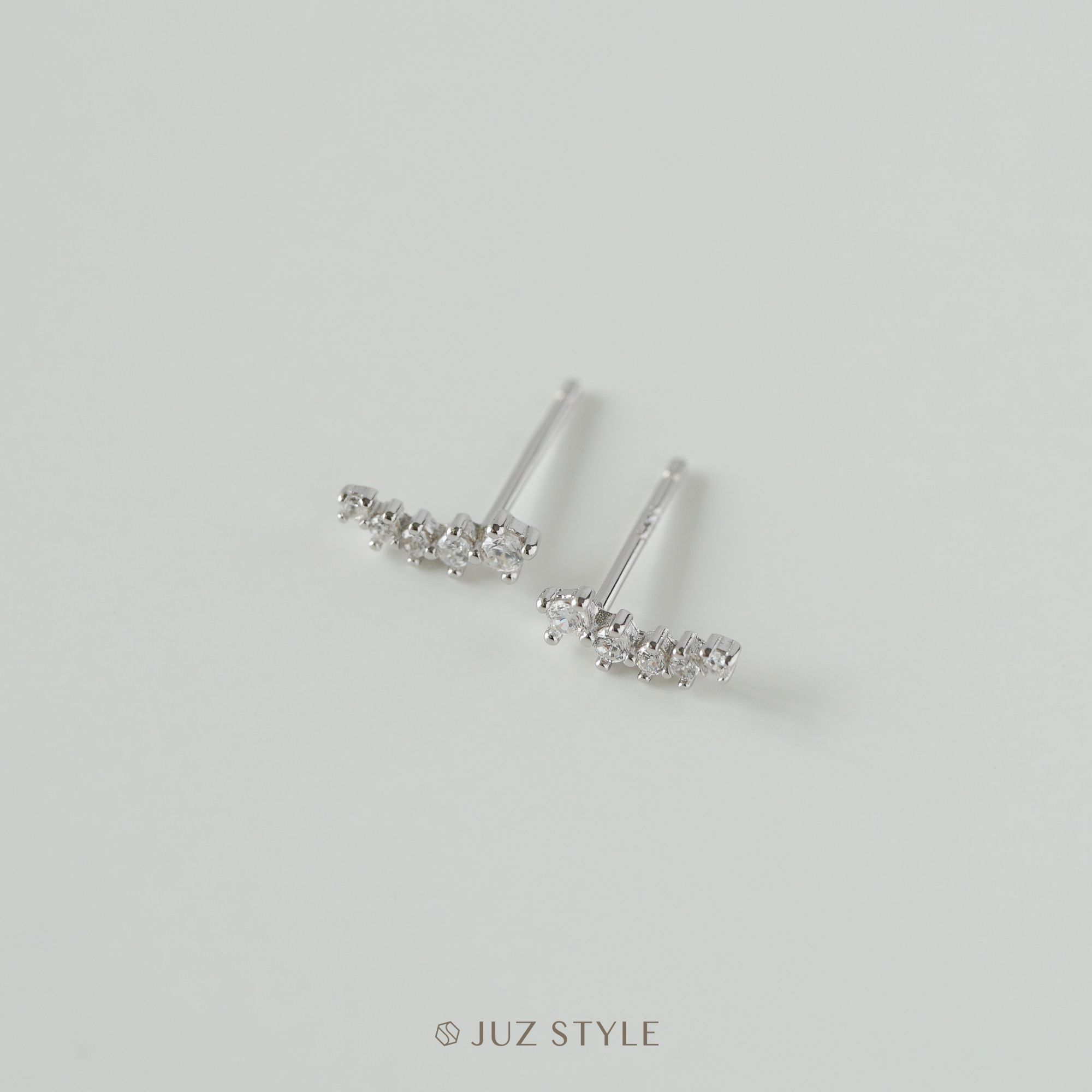  Bông tai bạc đá Cz 