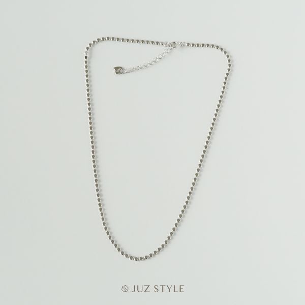  Dây chuyền bạc Flat circle 