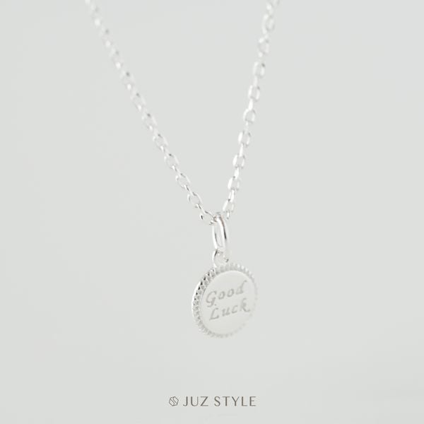  Dây chuyền bạc Good luck charm 