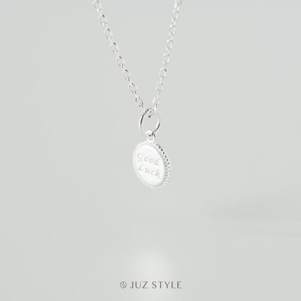  Dây chuyền bạc Good luck charm 