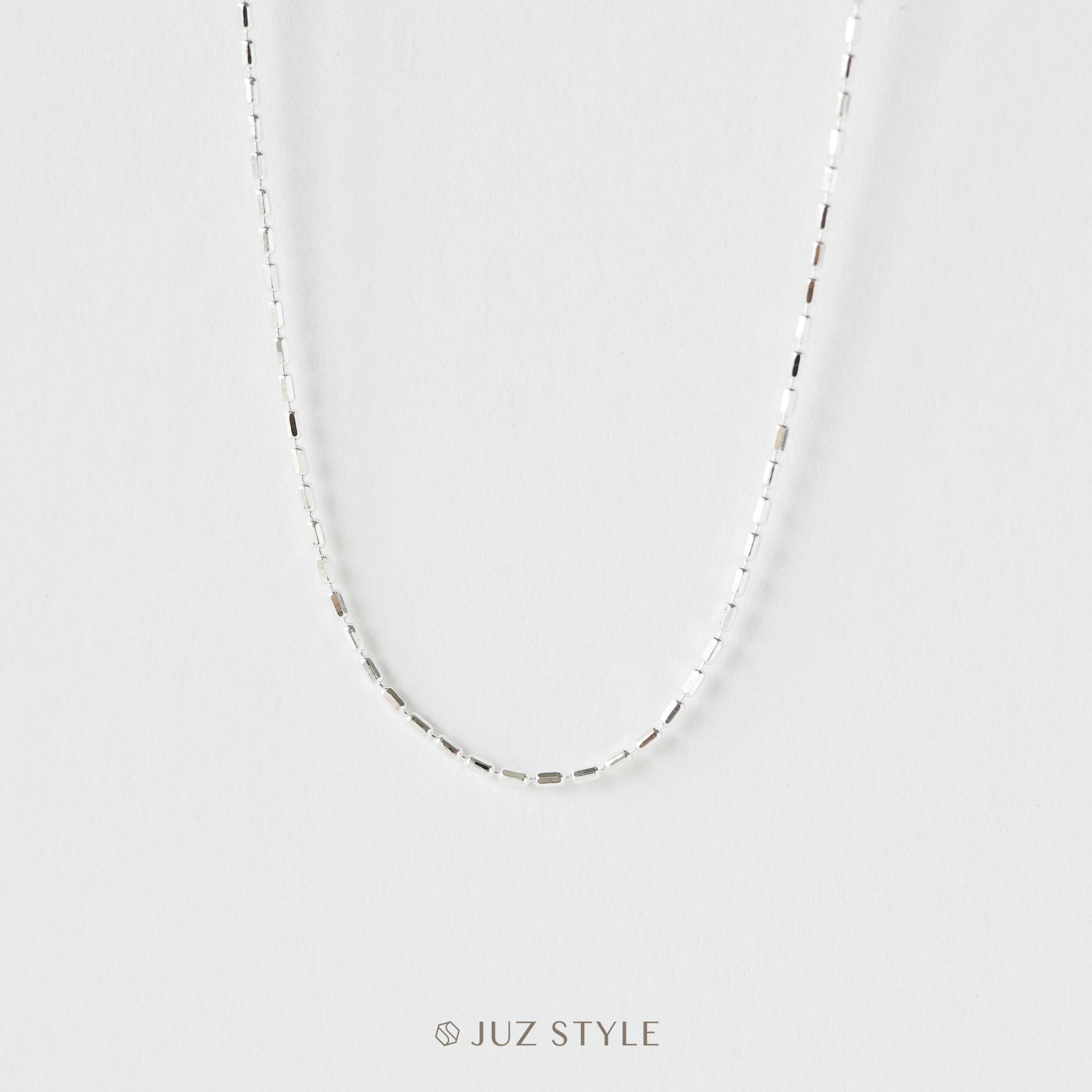  Dây chuyền bạc plain chain 